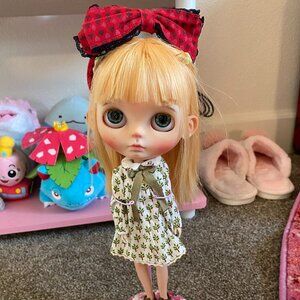 Red Novelty Blythe Doll Hairband